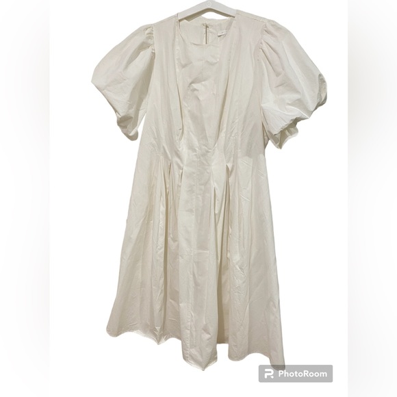 Anthropologie Dresses & Skirts - Anthropologie Eri + Ali Corset-Seamed Midi Dress in White